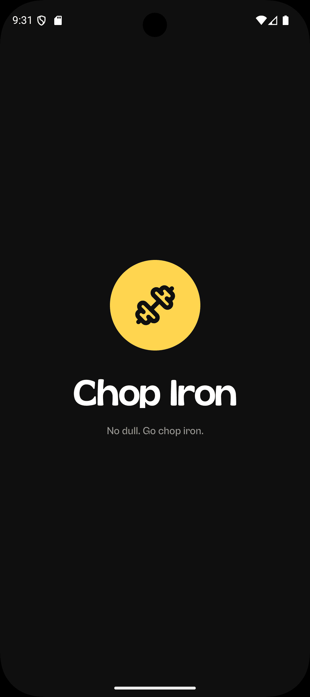 Chop Iron screen 1